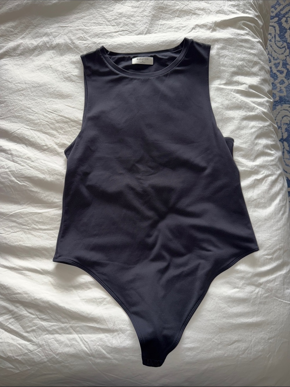 Babaton black high neck contour bodysuit